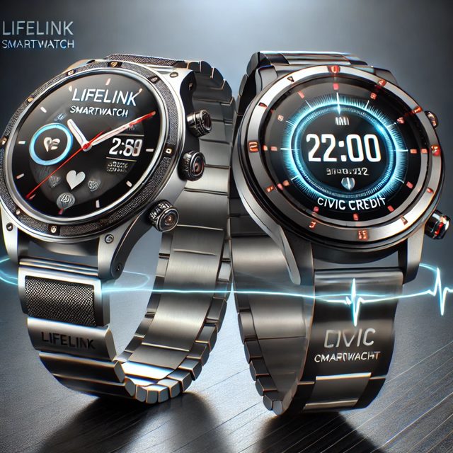 Concept rendering of the LifeLink Smartwatch